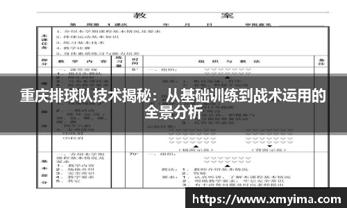 重庆排球队技术揭秘：从基础训练到战术运用的全景分析